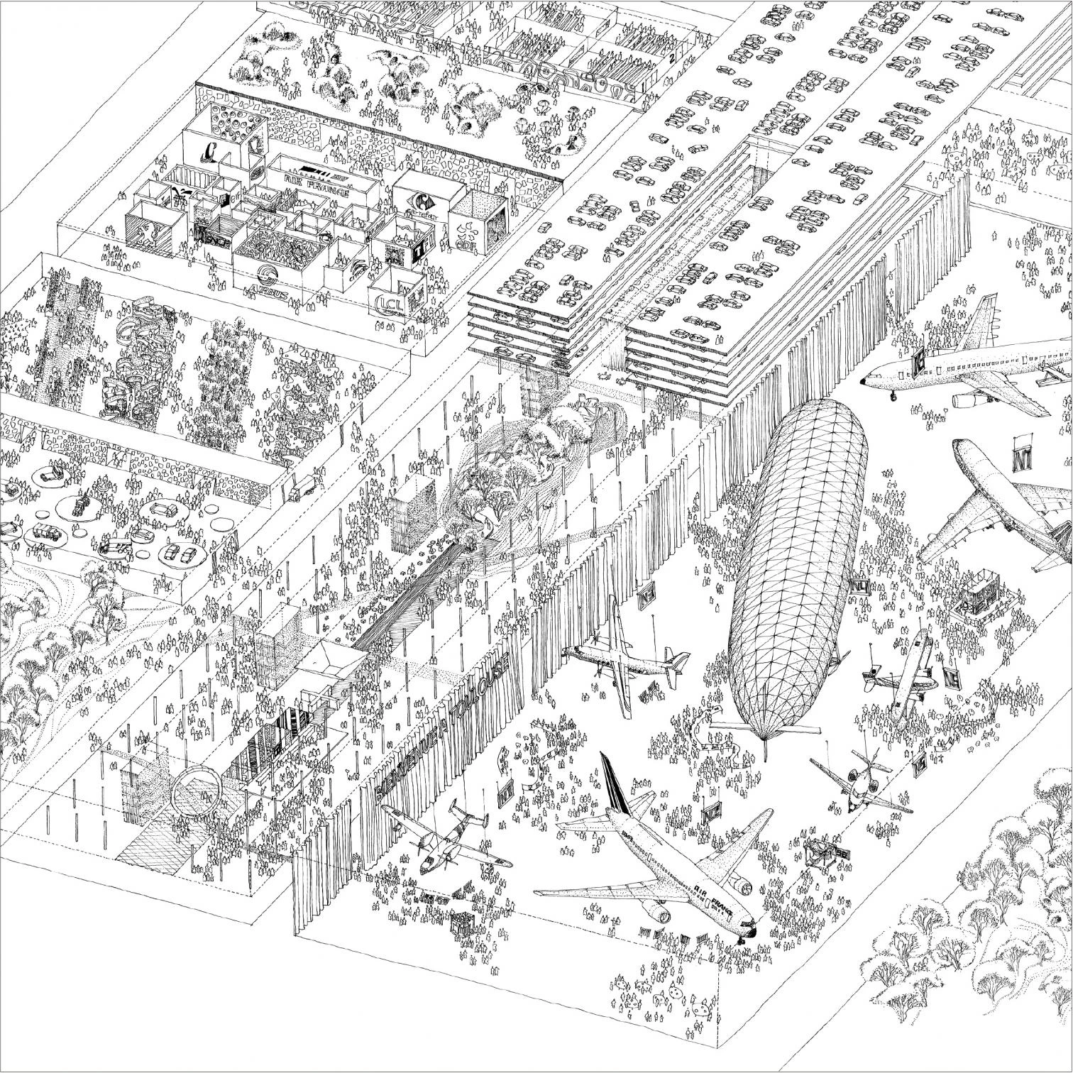 Paque de exposiciones (PEX), Toulouse