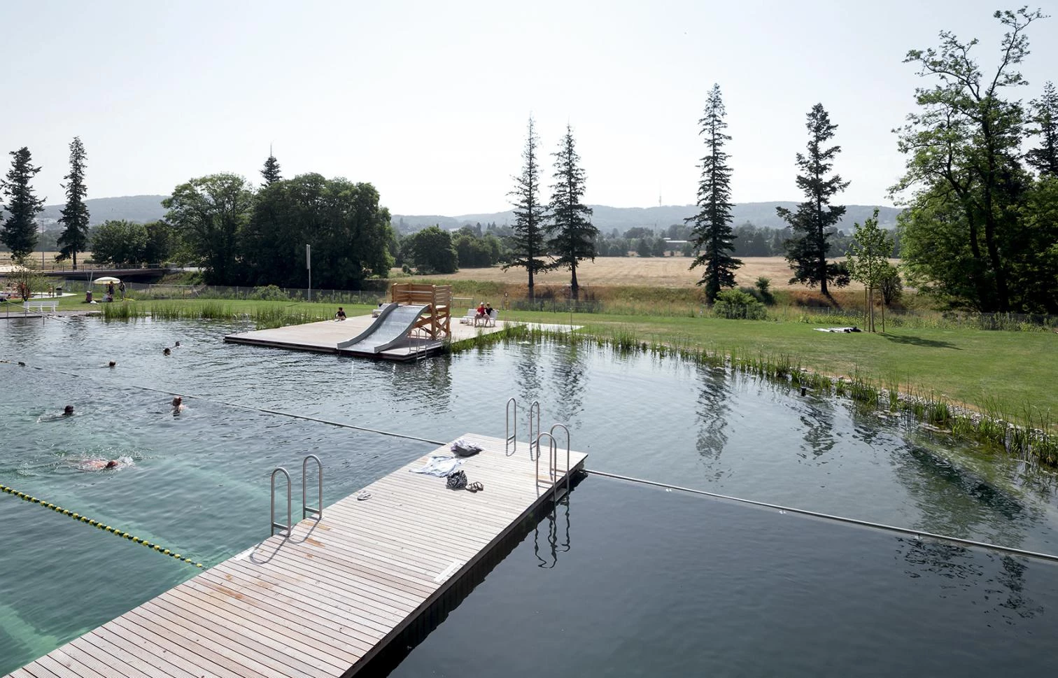 Piscina Naturbad, Riehen (Suiza)