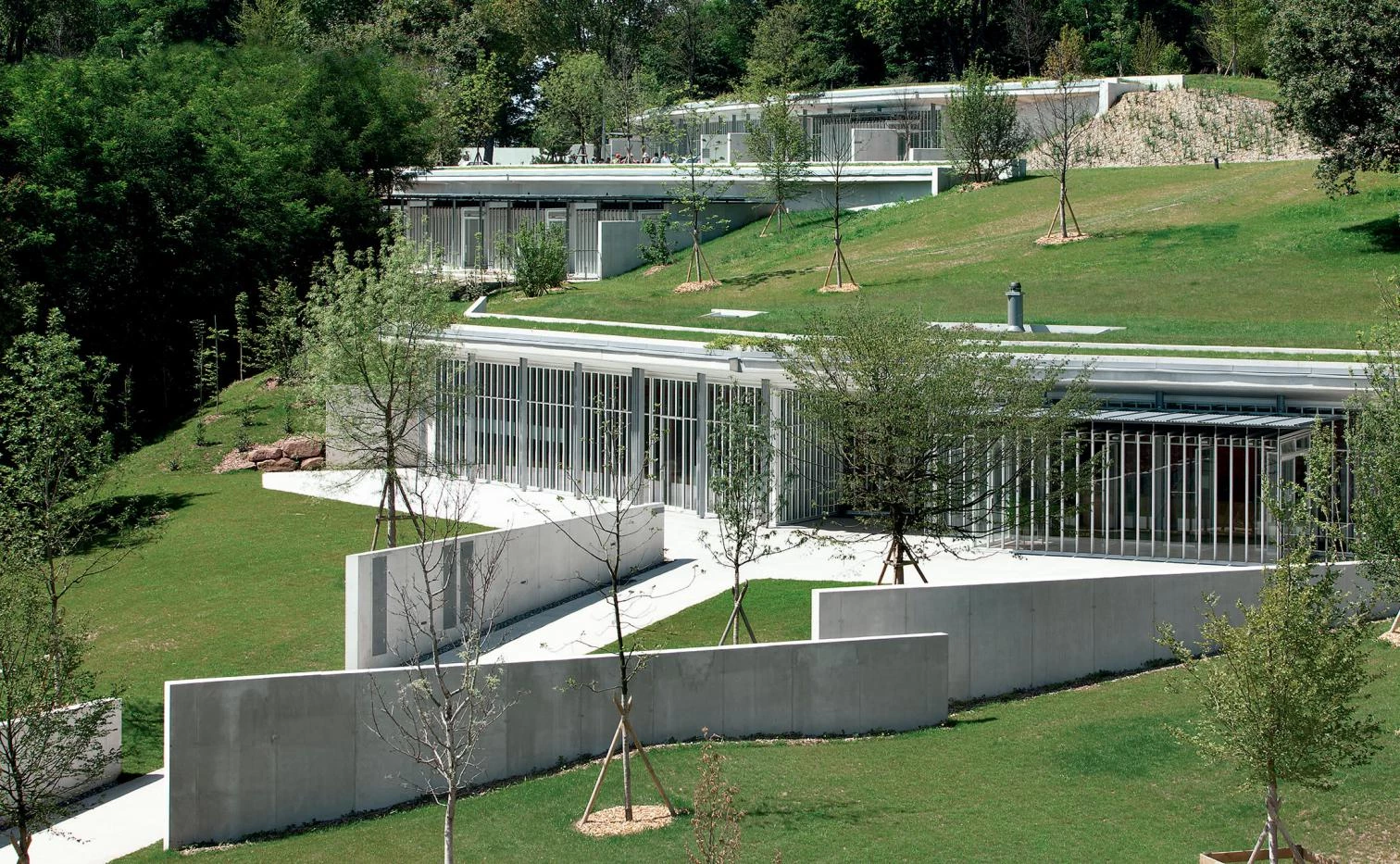 Acceso y monasterio, Ronchamp