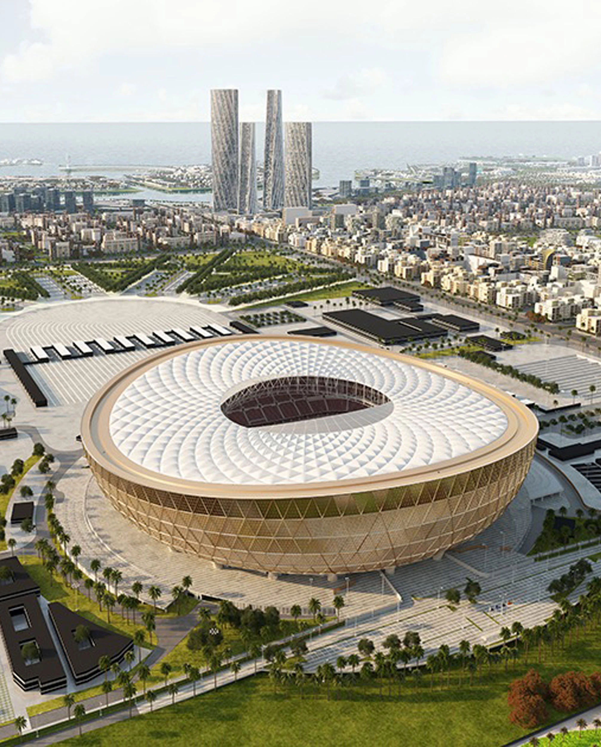 Lusail Stadium for Qatar 2022 (project stage)