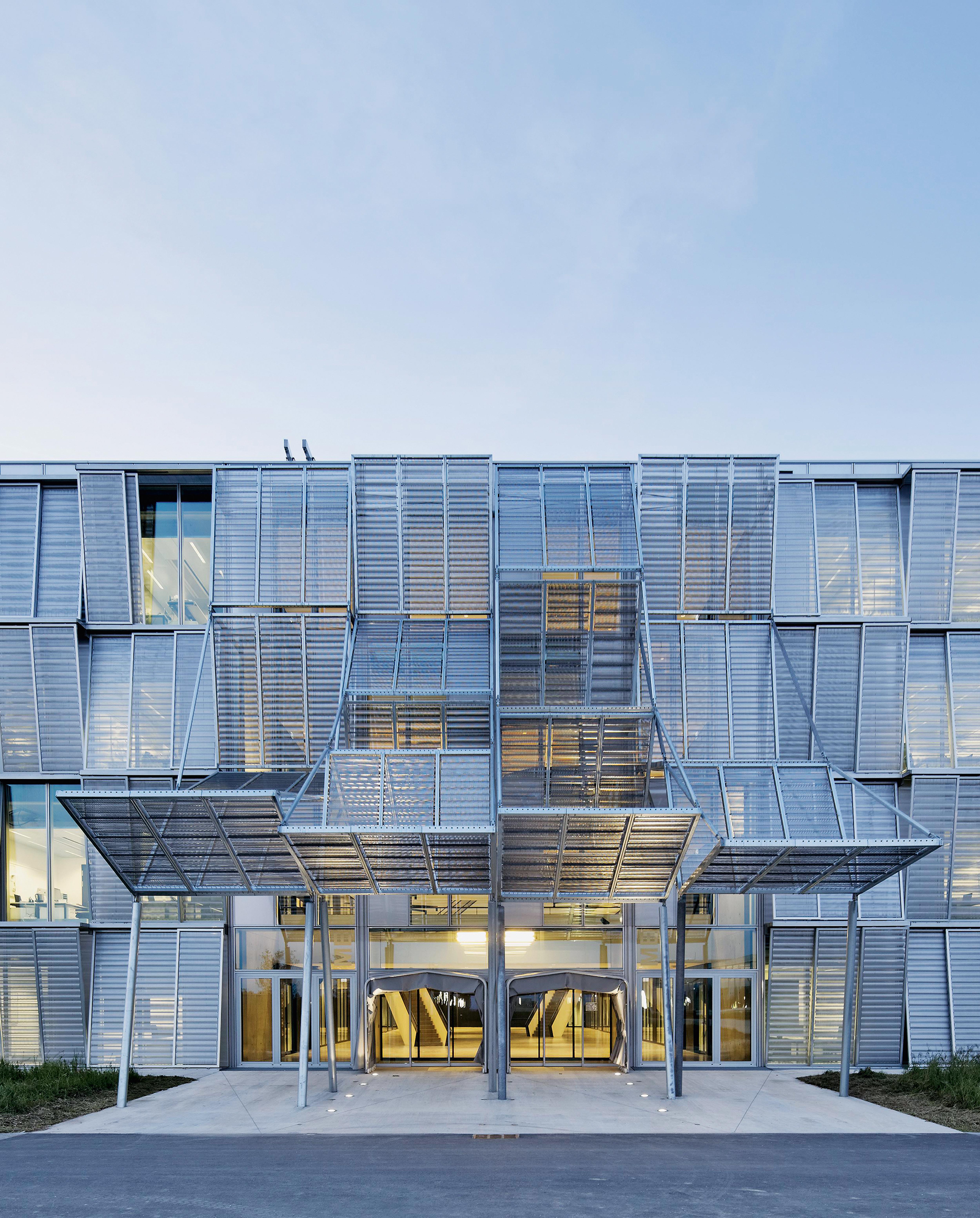 Mechanics building on the campus of the École Polytehcnique Fédérale (EPFL), Lausanne
