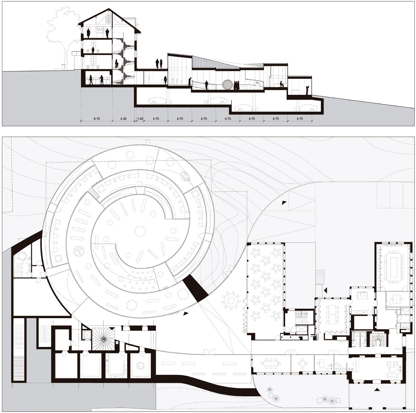 La Maison des Fondateurs Museum Le Brassus project stage BIG