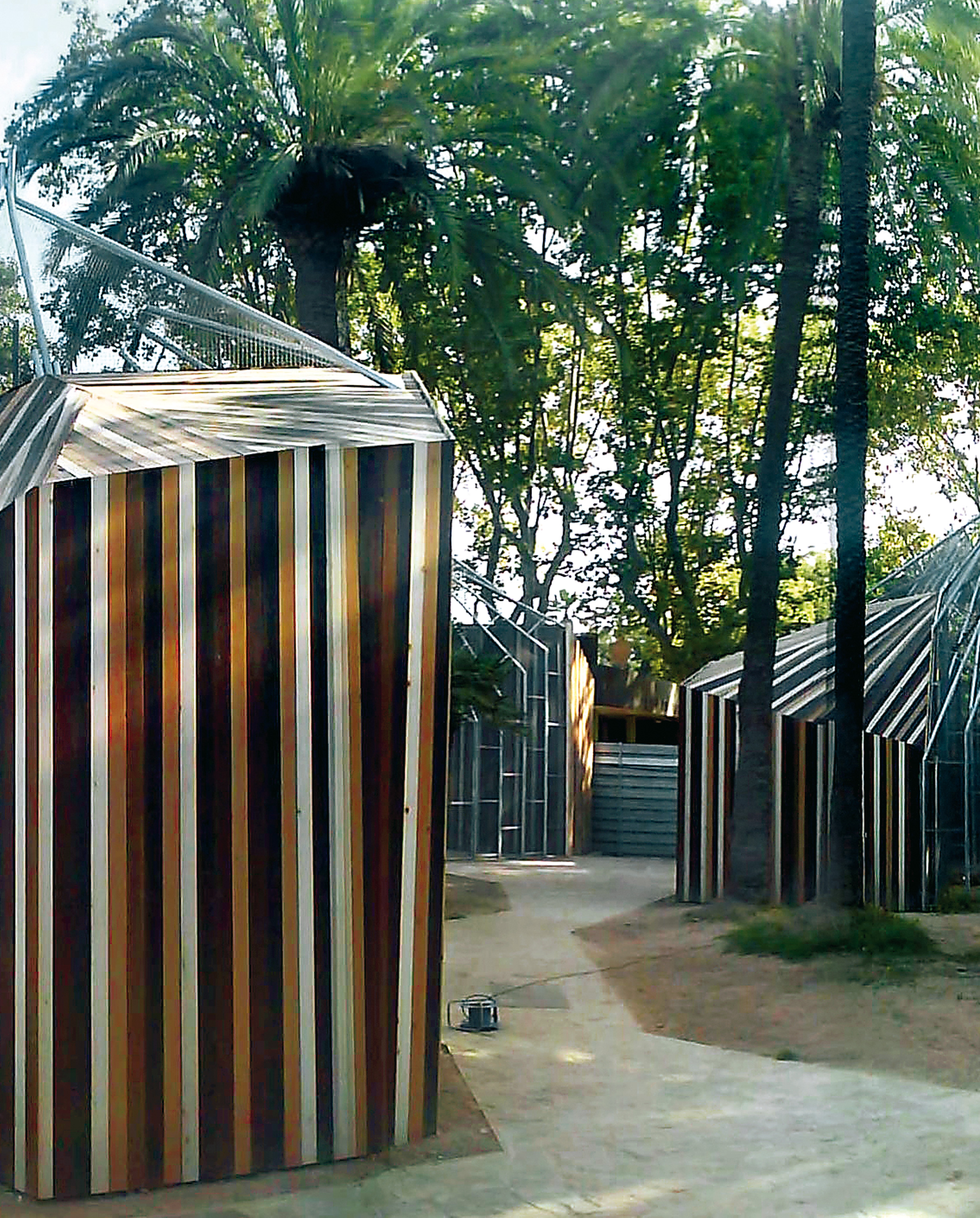 Cages for Macaws, Barcelona Zoo