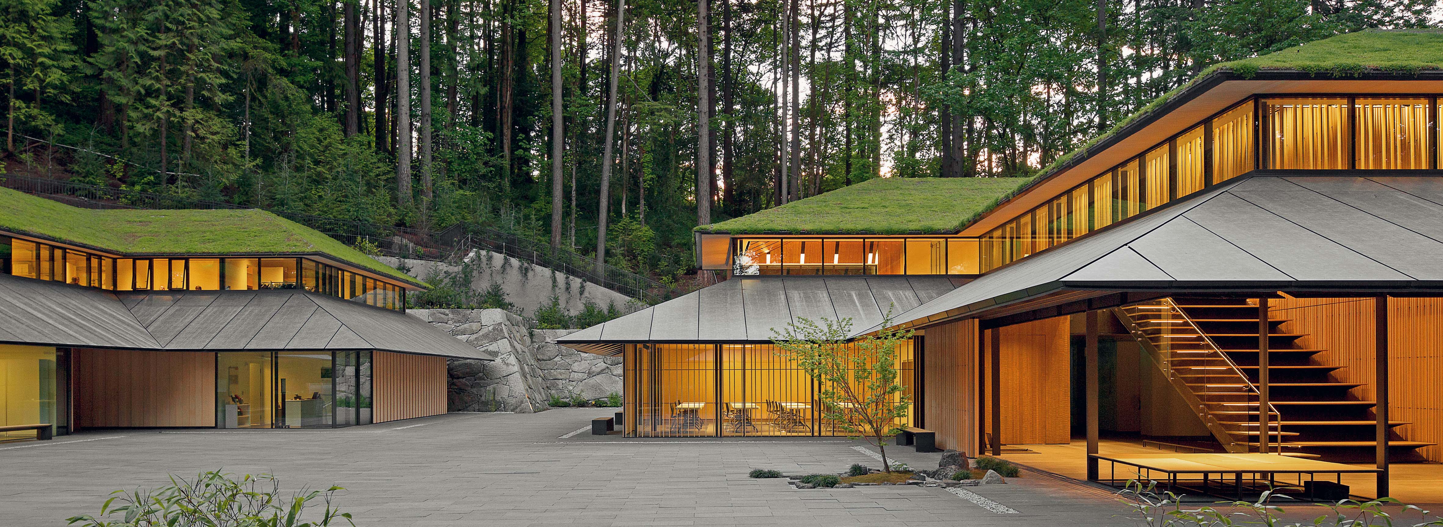 Villa cultural en el Jardín Japonés, Portland - Kengo Kuma