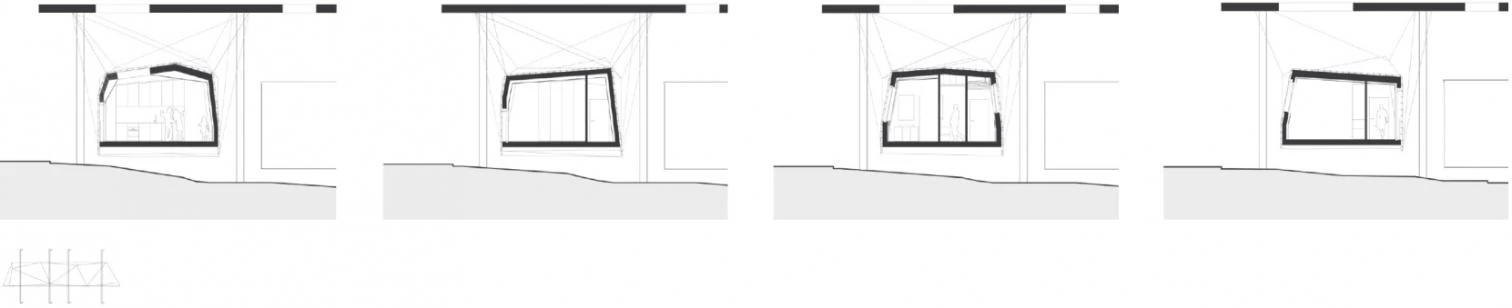 Casa suspendida, Montricher