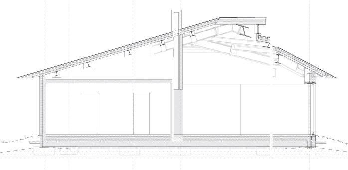 Espacio de meditación Wood / Pile, Krün