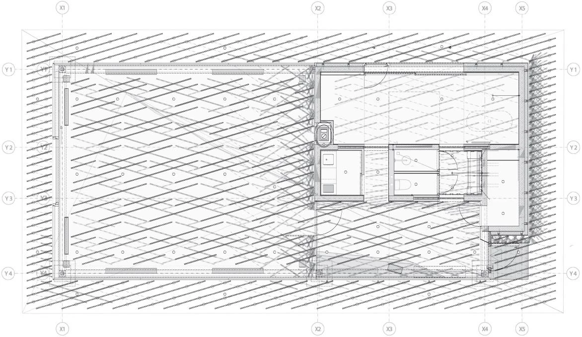 Espacio de meditación Wood / Pile, Krün