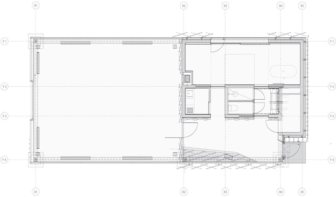 Espacio de meditación Wood / Pile, Krün