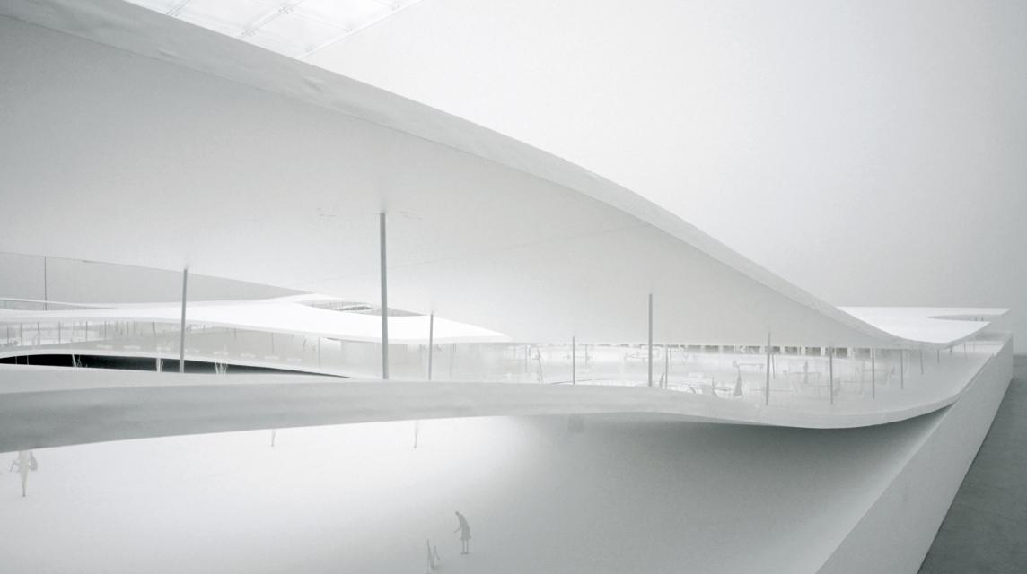 EPFL Rolex Learning (project stage) SANAA | Arquitectura Viva