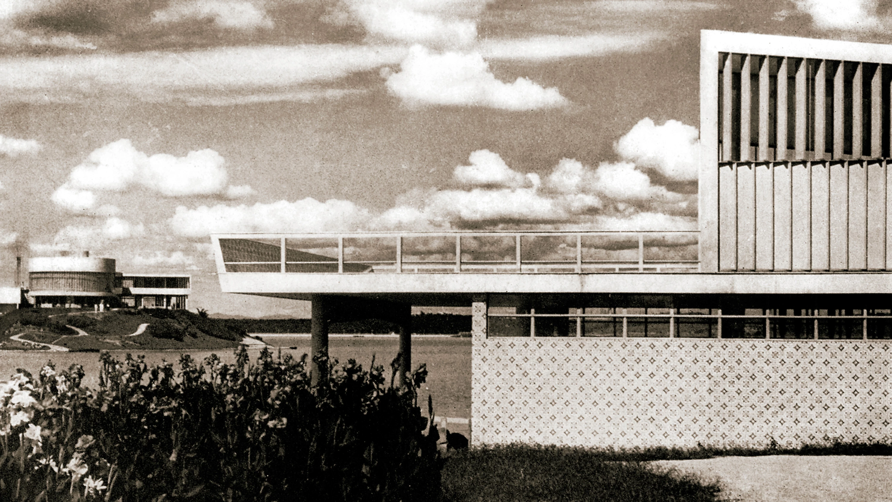 Yacht Club, Pampulha, Belo Horizonte, with Casino in the background