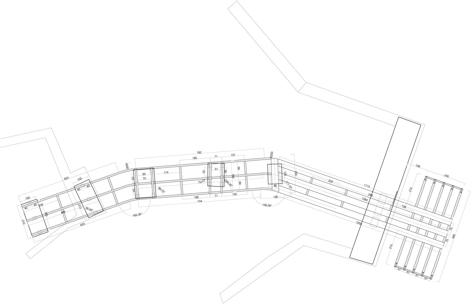 Zon-e Arquitectos, pasarela-mirador sobre las minas de Rioseco en Riosa