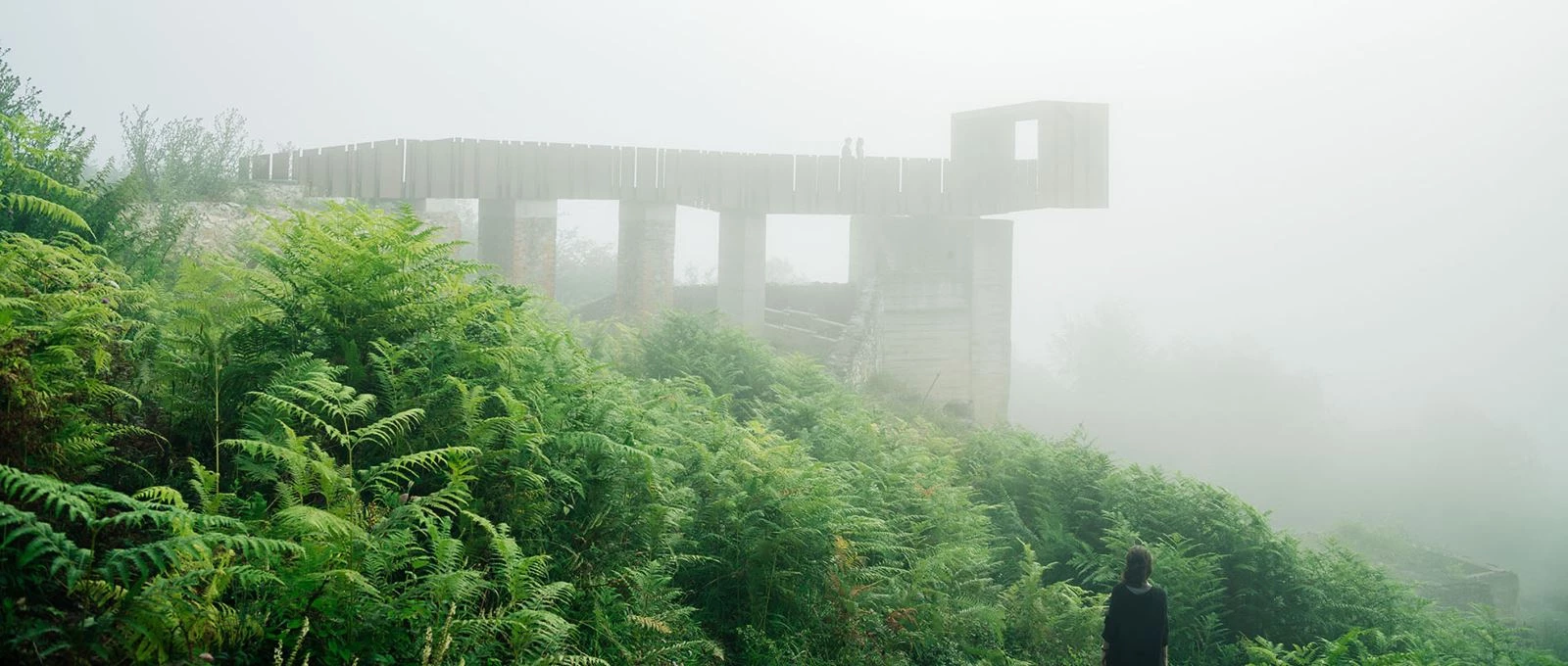 Zon-e Arquitectos, pasarela-mirador sobre las minas de Rioseco en Riosa