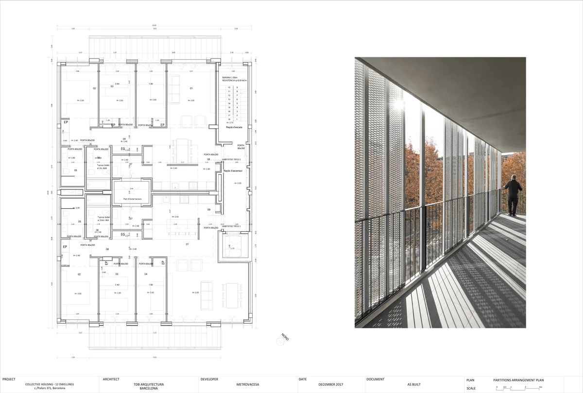 TDB Arquitectura, edificio residencial para Metrovacesa en Barcelona