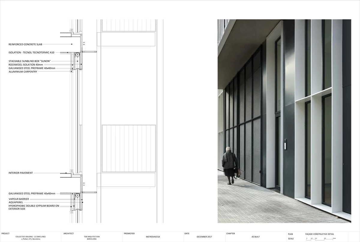 TDB Arquitectura, edificio residencial para Metrovacesa en Barcelona