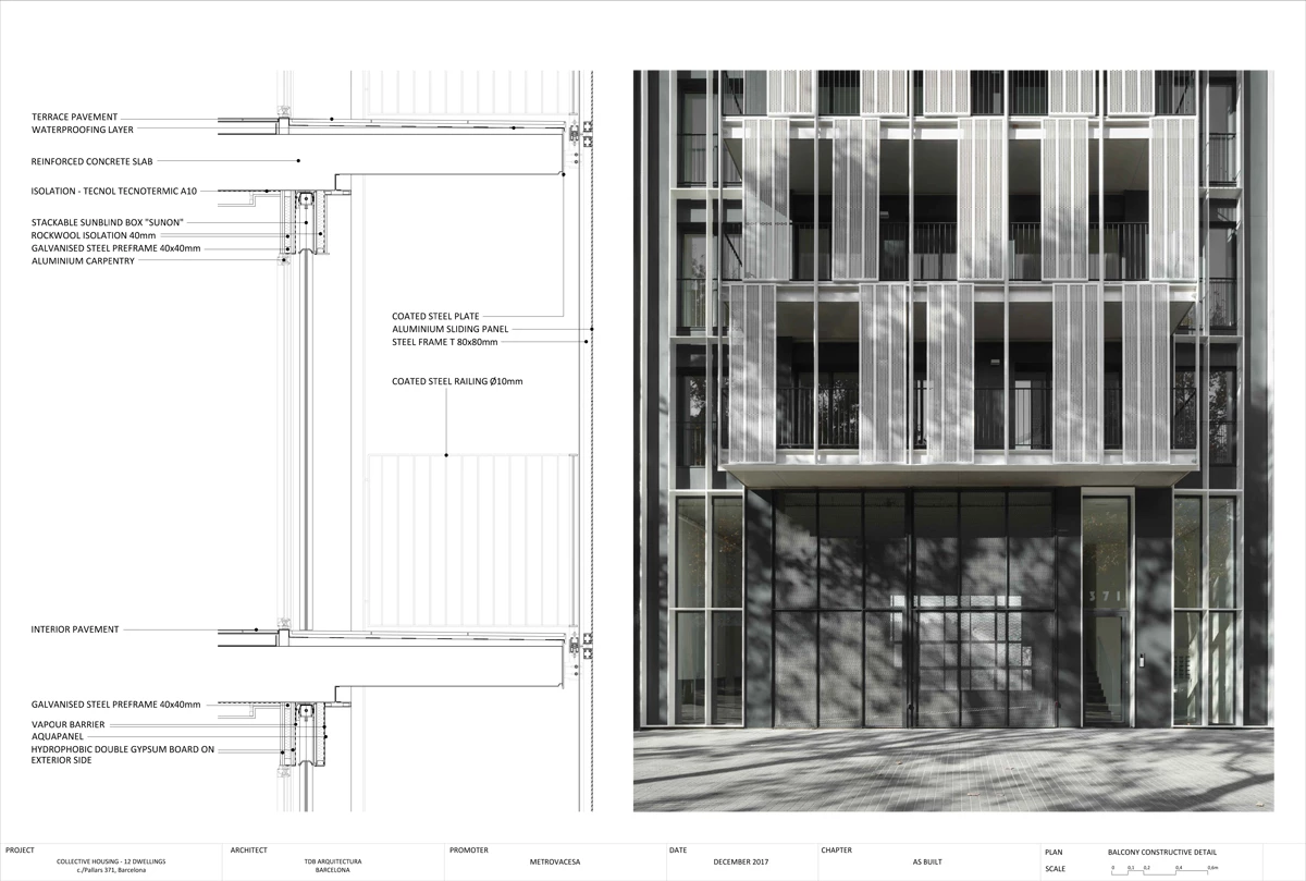 TDB Arquitectura, edificio residencial para Metrovacesa en Barcelona