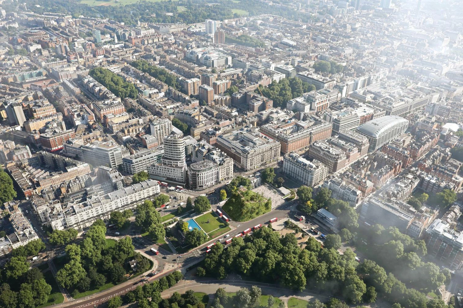 Instalación Marble Arch Hill en Londres