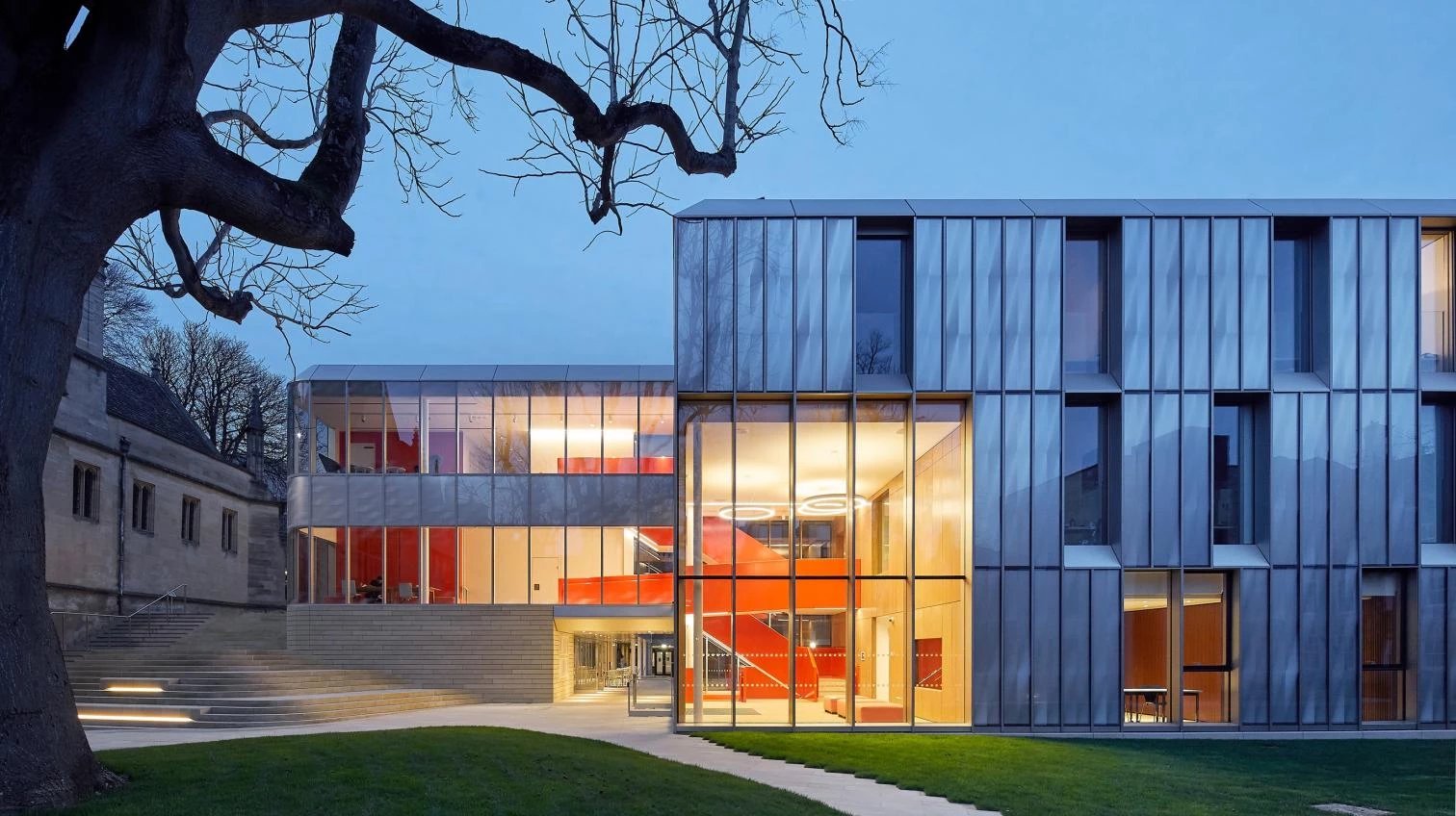 AL_A Wadham College campus oxford aluminio