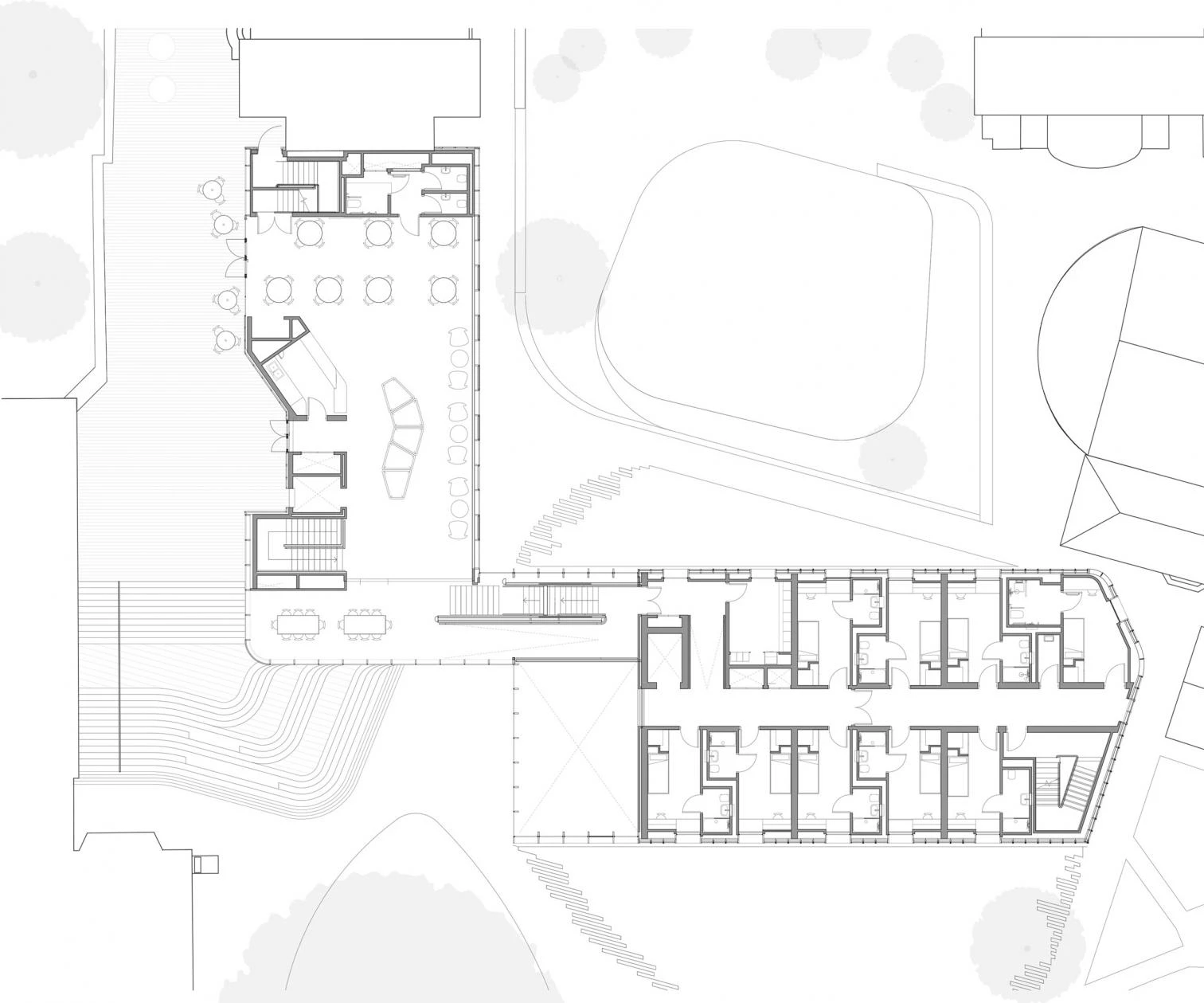 AL_A Wadham College campus oxford aluminio