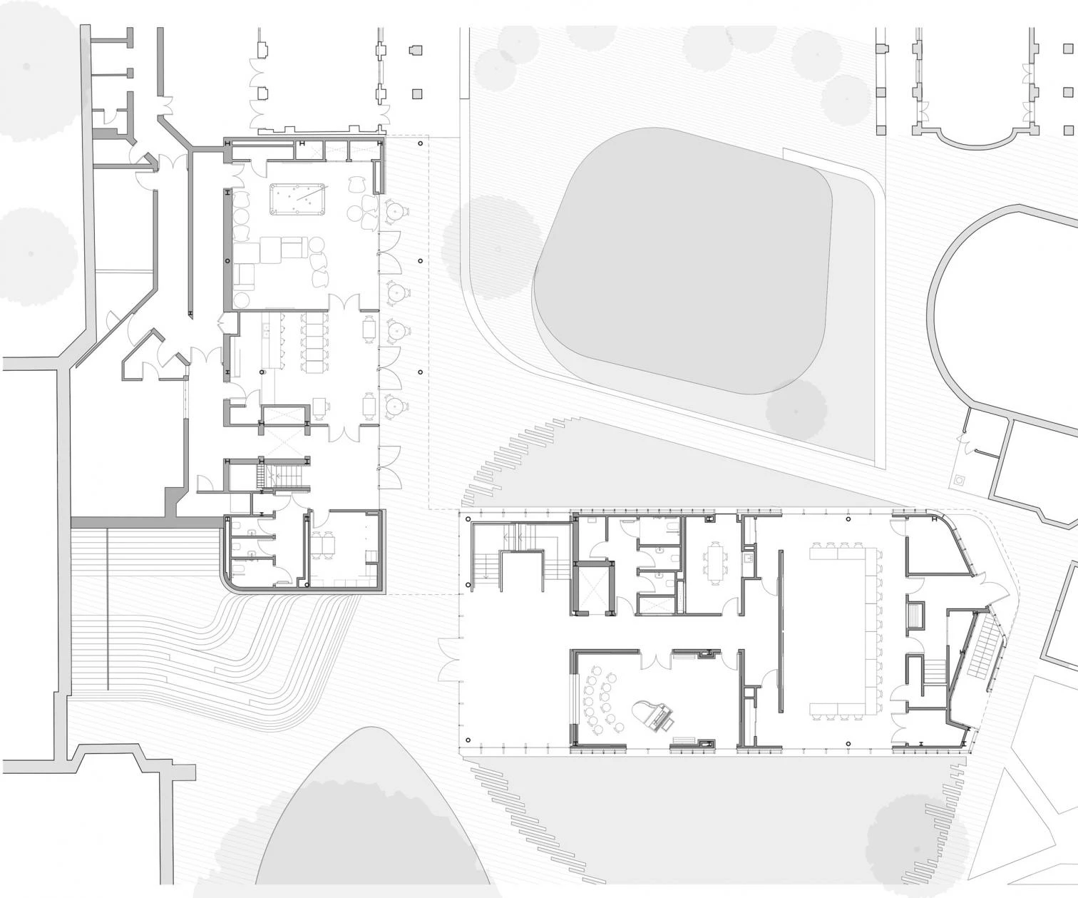 AL_A Wadham College campus oxford aluminio