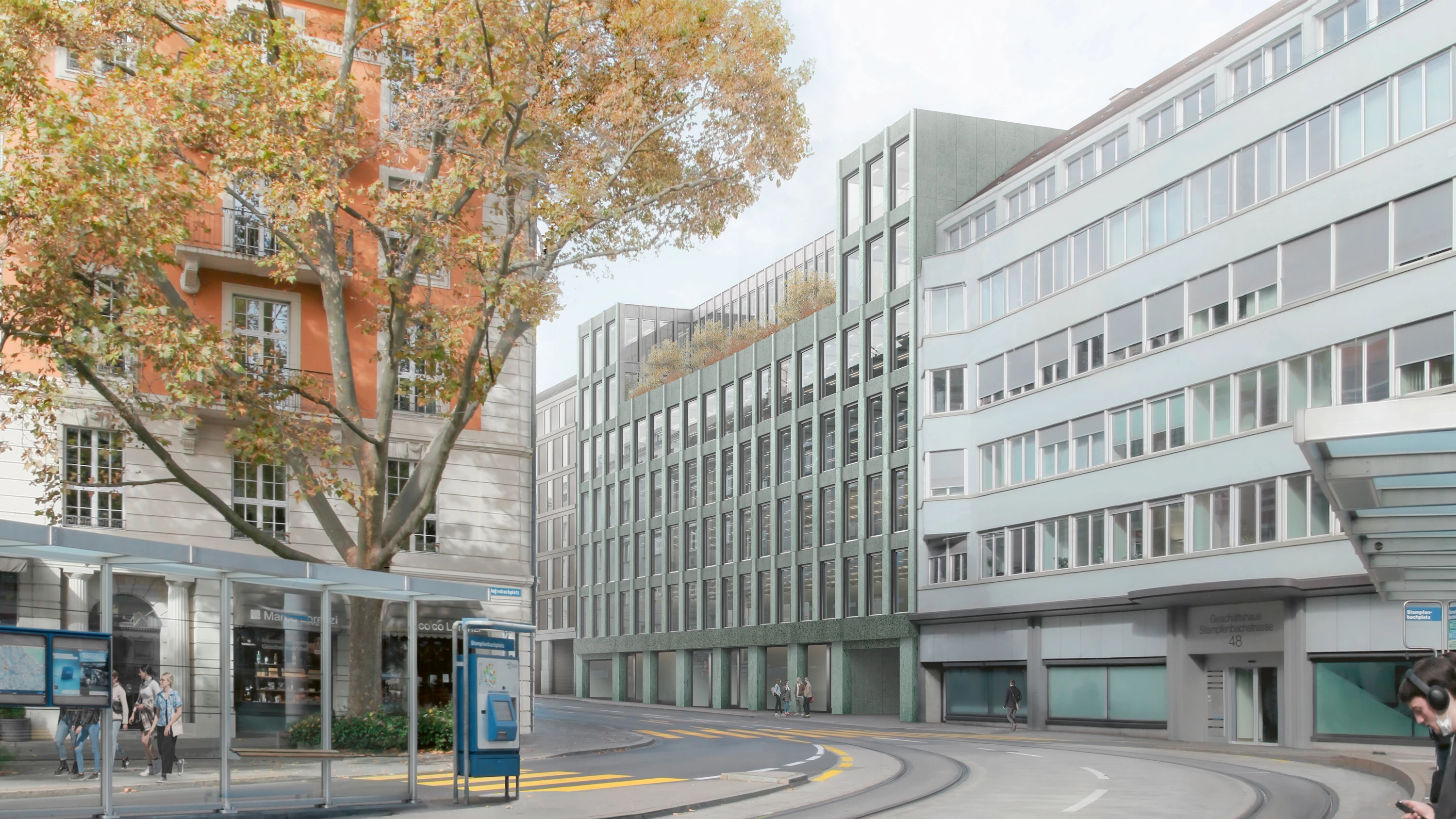 AXA Office Building Zurich Caruso St John Architects