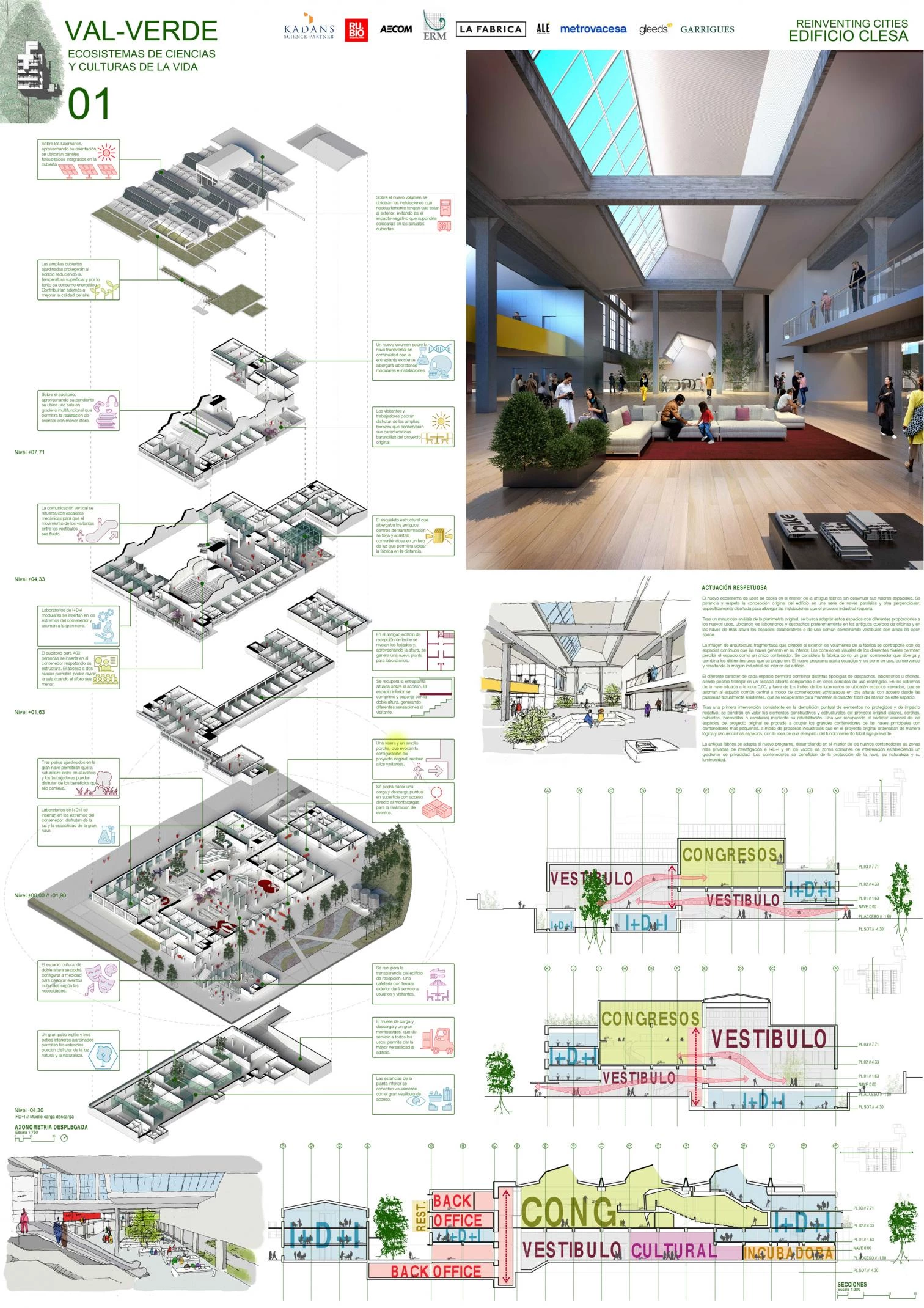 Refurbishment of Clesa factory in Madrid
