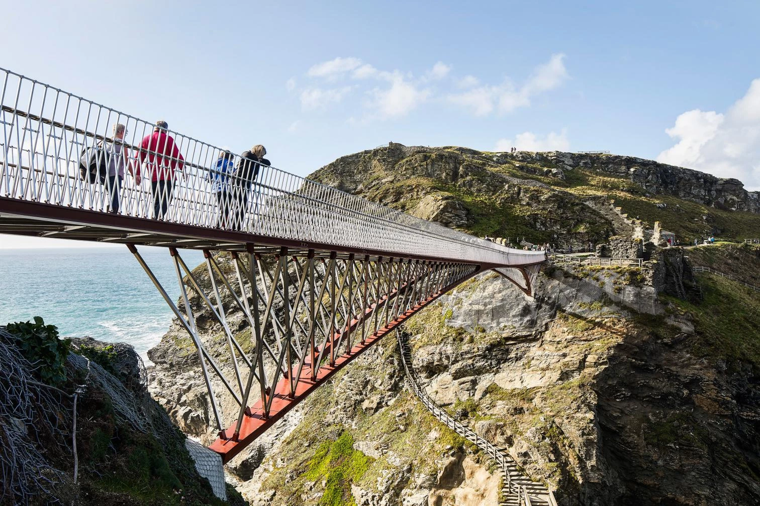 Pasarela del castillo de Tintagel