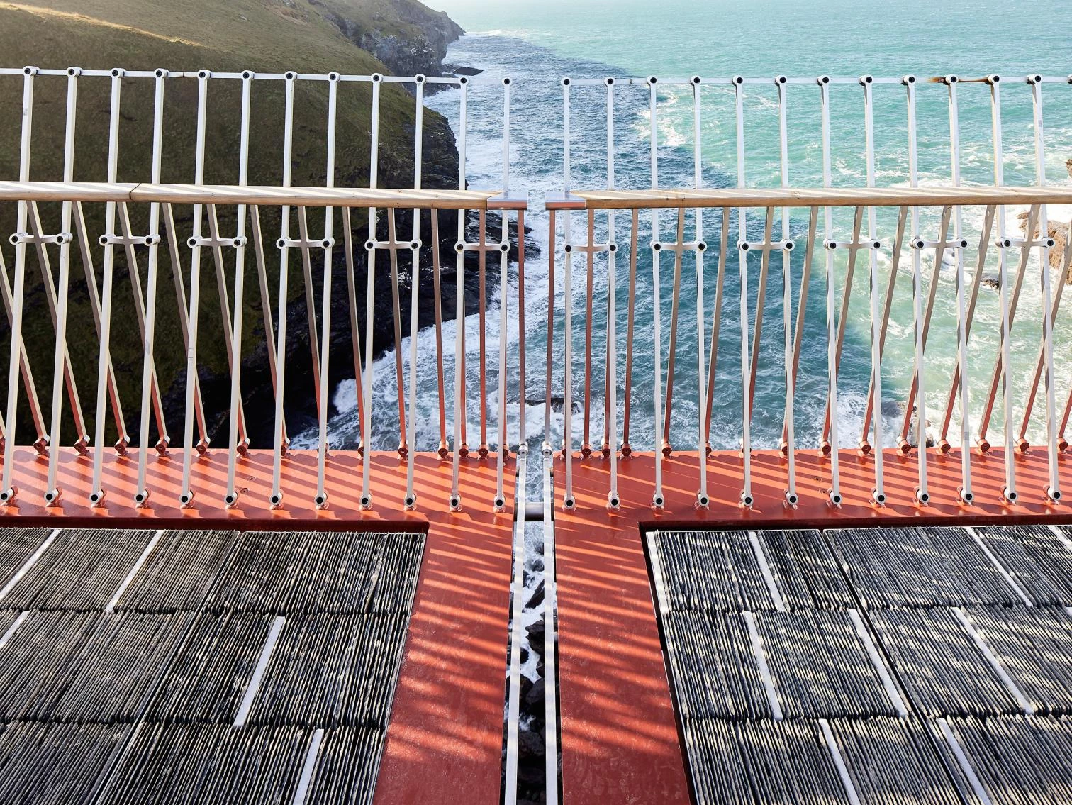 Pasarela del castillo de Tintagel