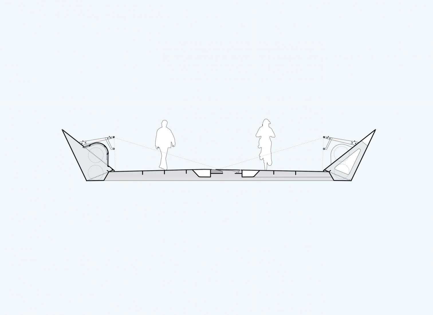 Puente Lille Langebro en Copenhague