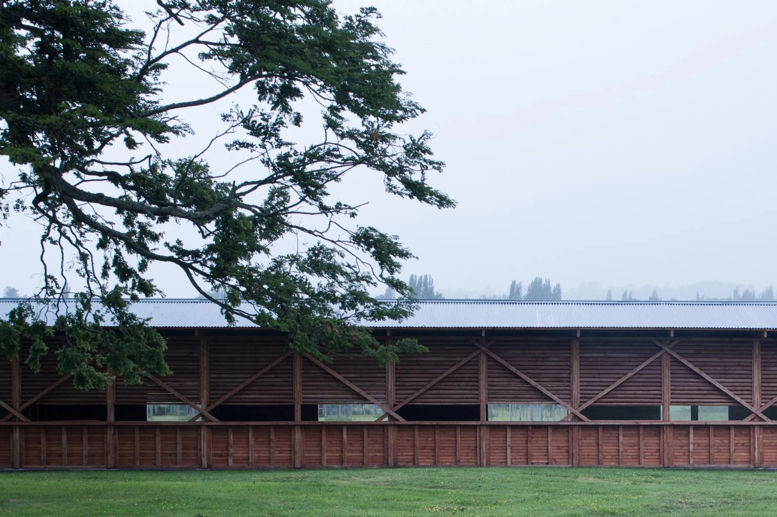 El Encanto park, stable and aviary beside Rupanco Lake