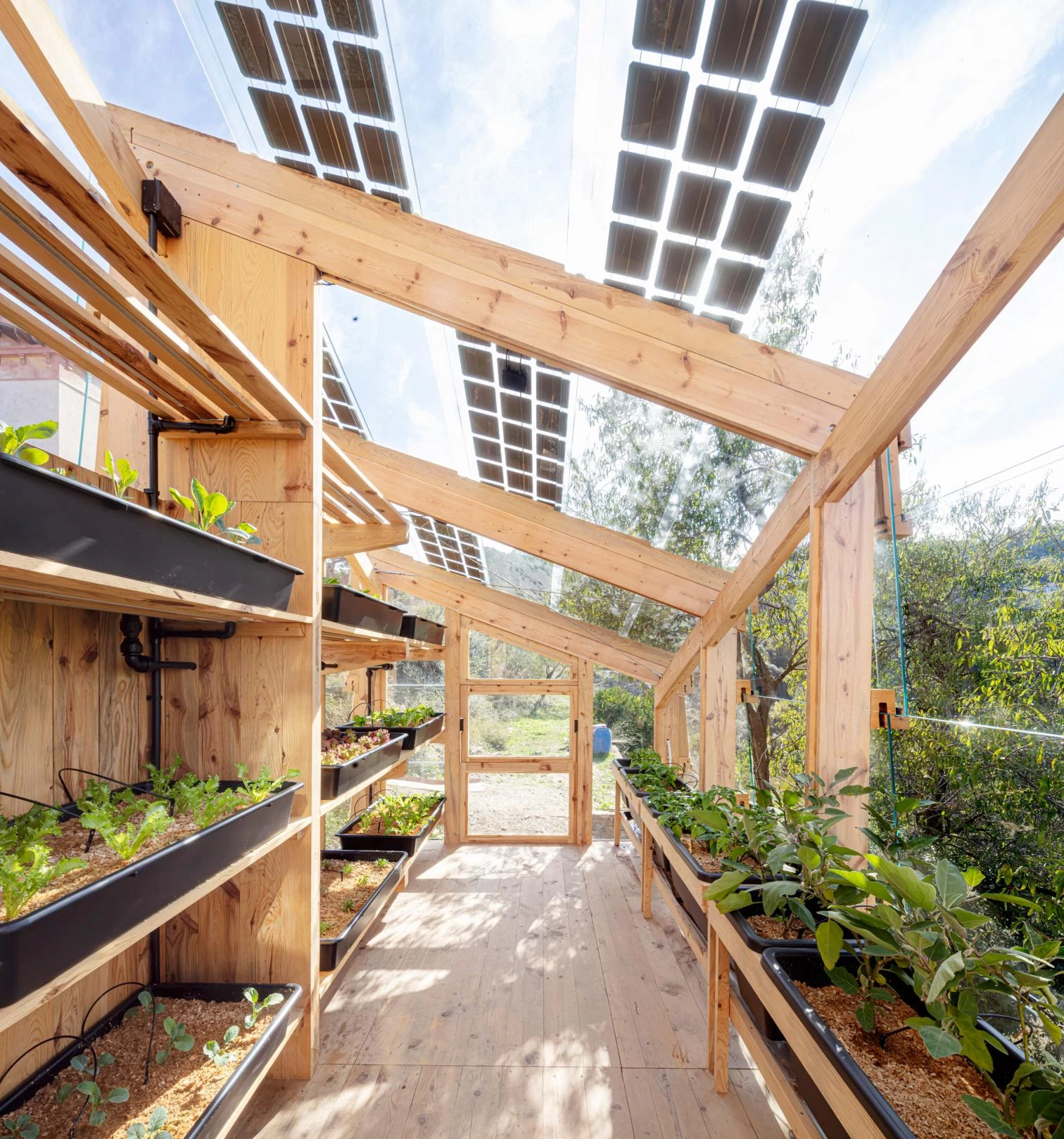 El IAAC construye un prototipo de invernadero solar