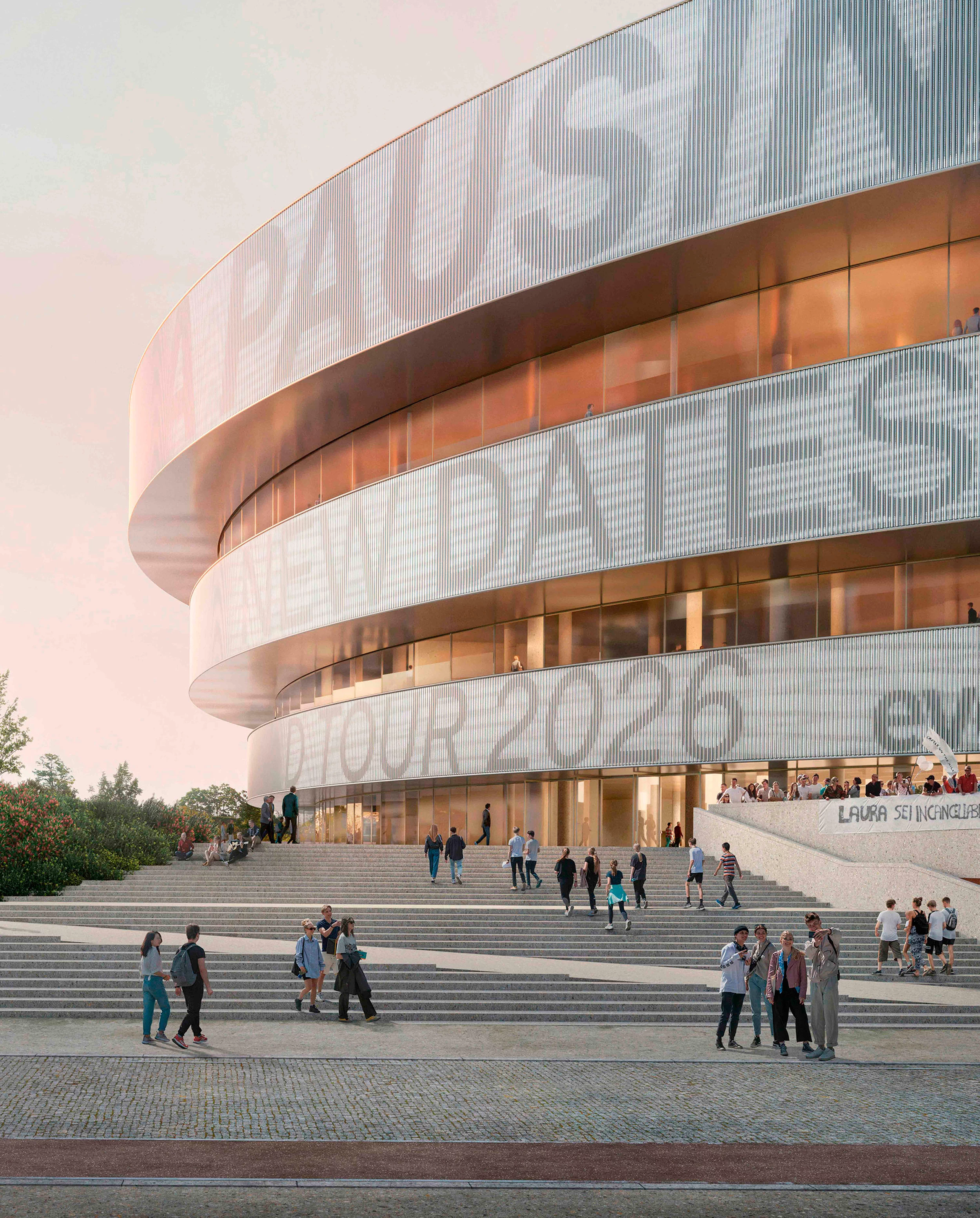 Arena Santa Giulia en Milan - David Chipperfield Architects Arup Associates