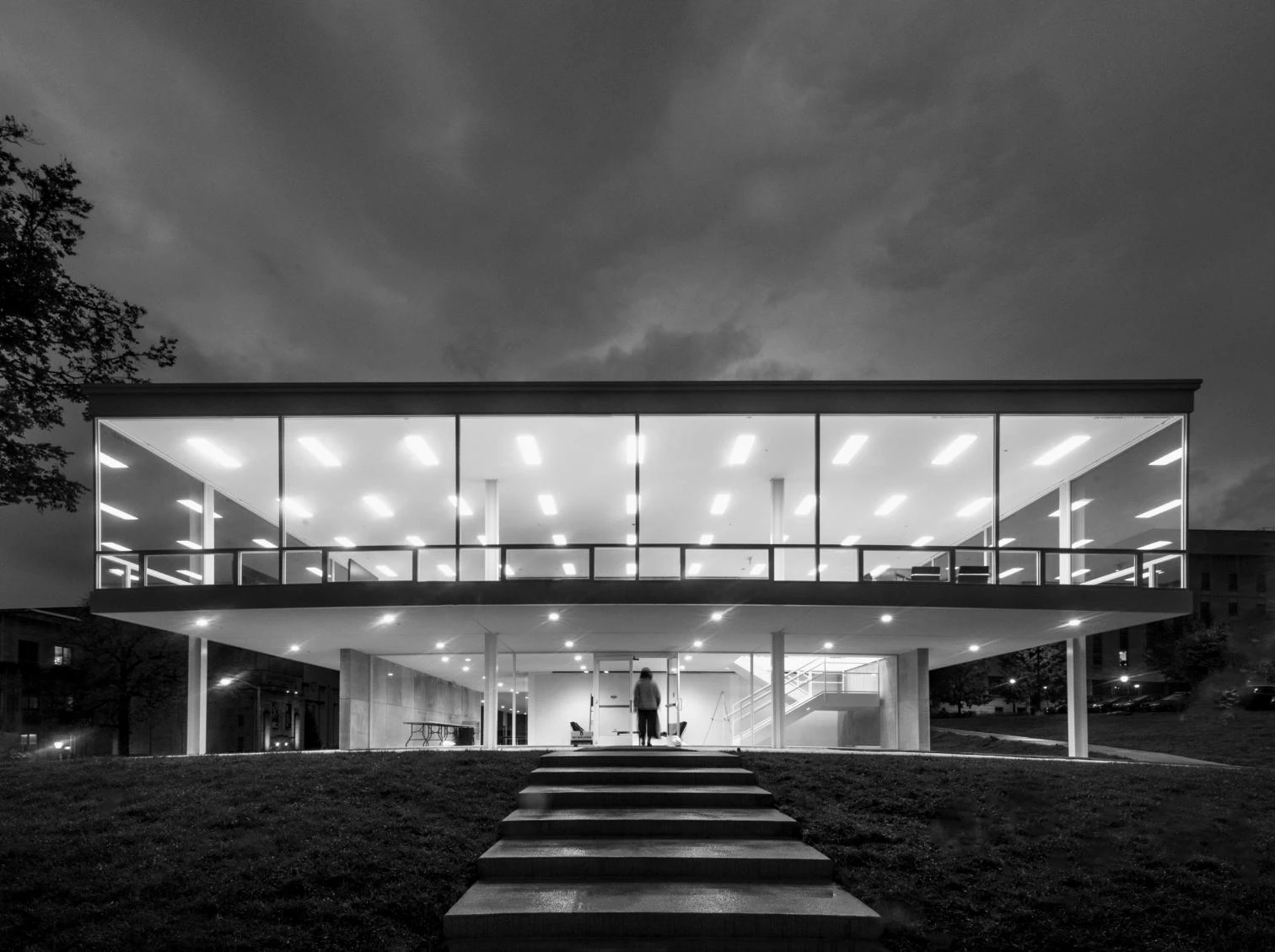 Edificio Mies van der Rohe de la Universidad de Indiana