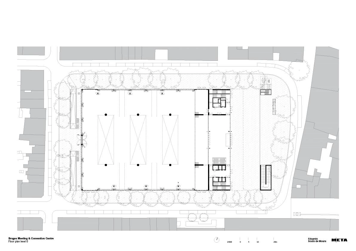 Convention center in Bruges