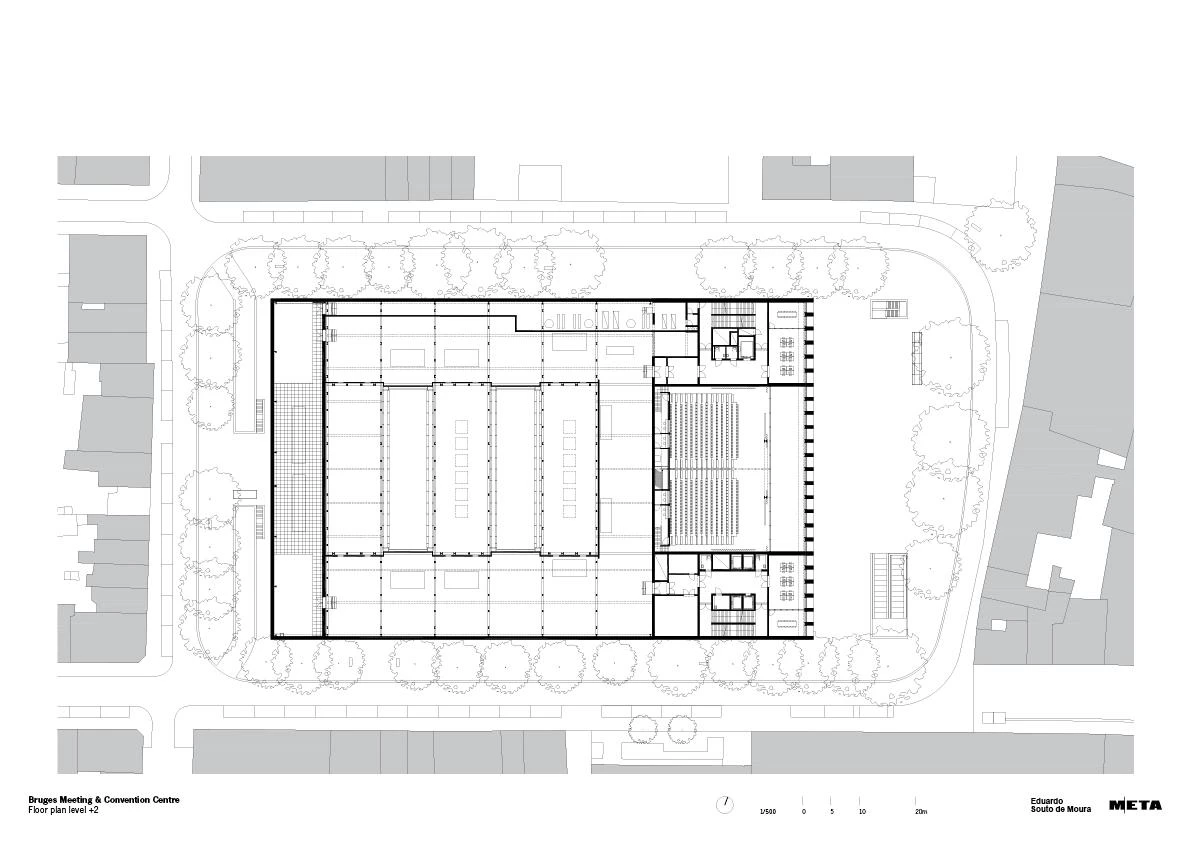 Convention center in Bruges