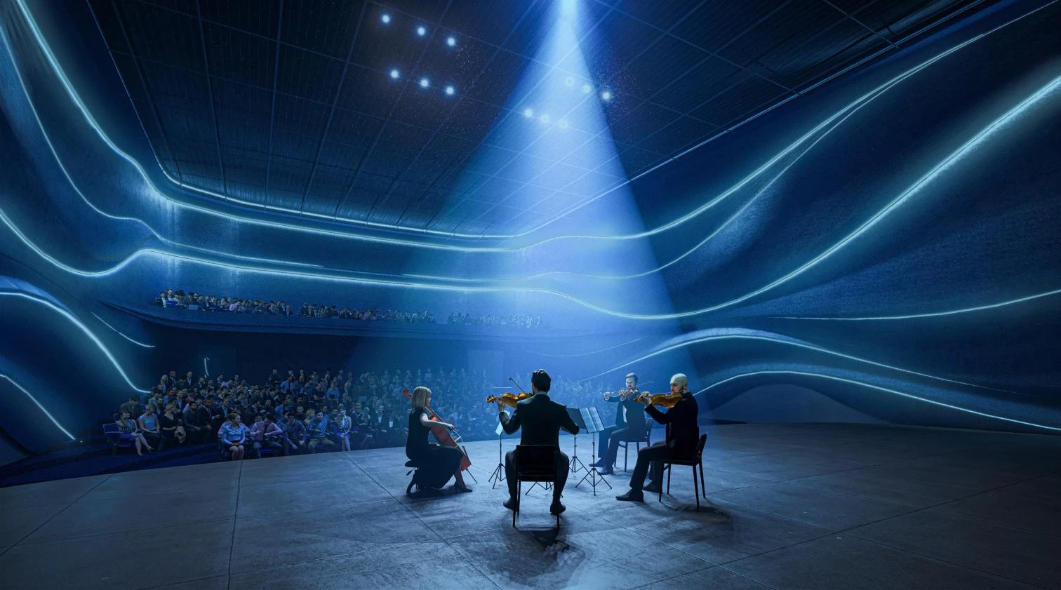 Jinghe New City Culture & Art Centre in Xi’an