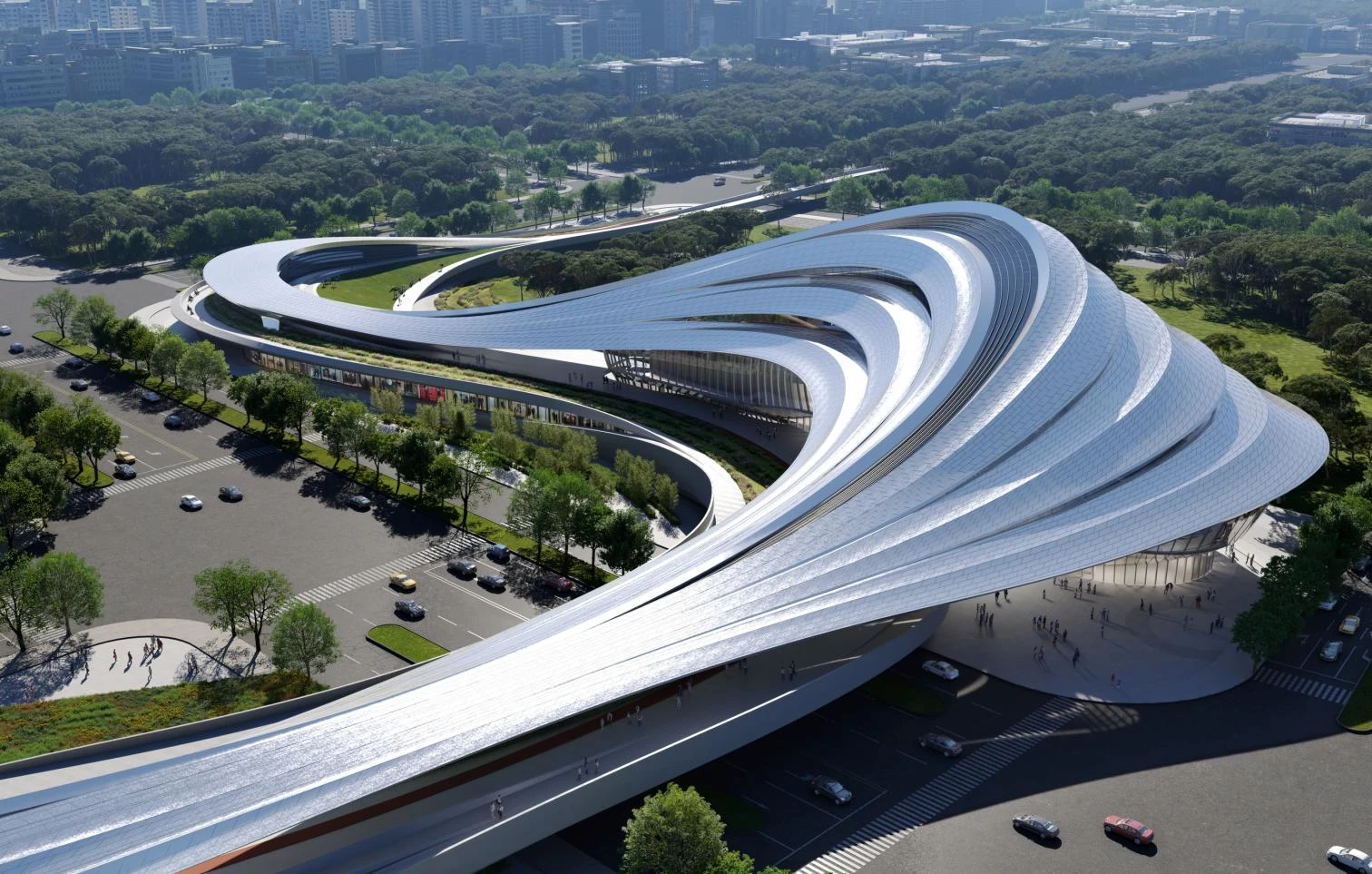 Jinghe New City Culture & Art Centre in Xi’an