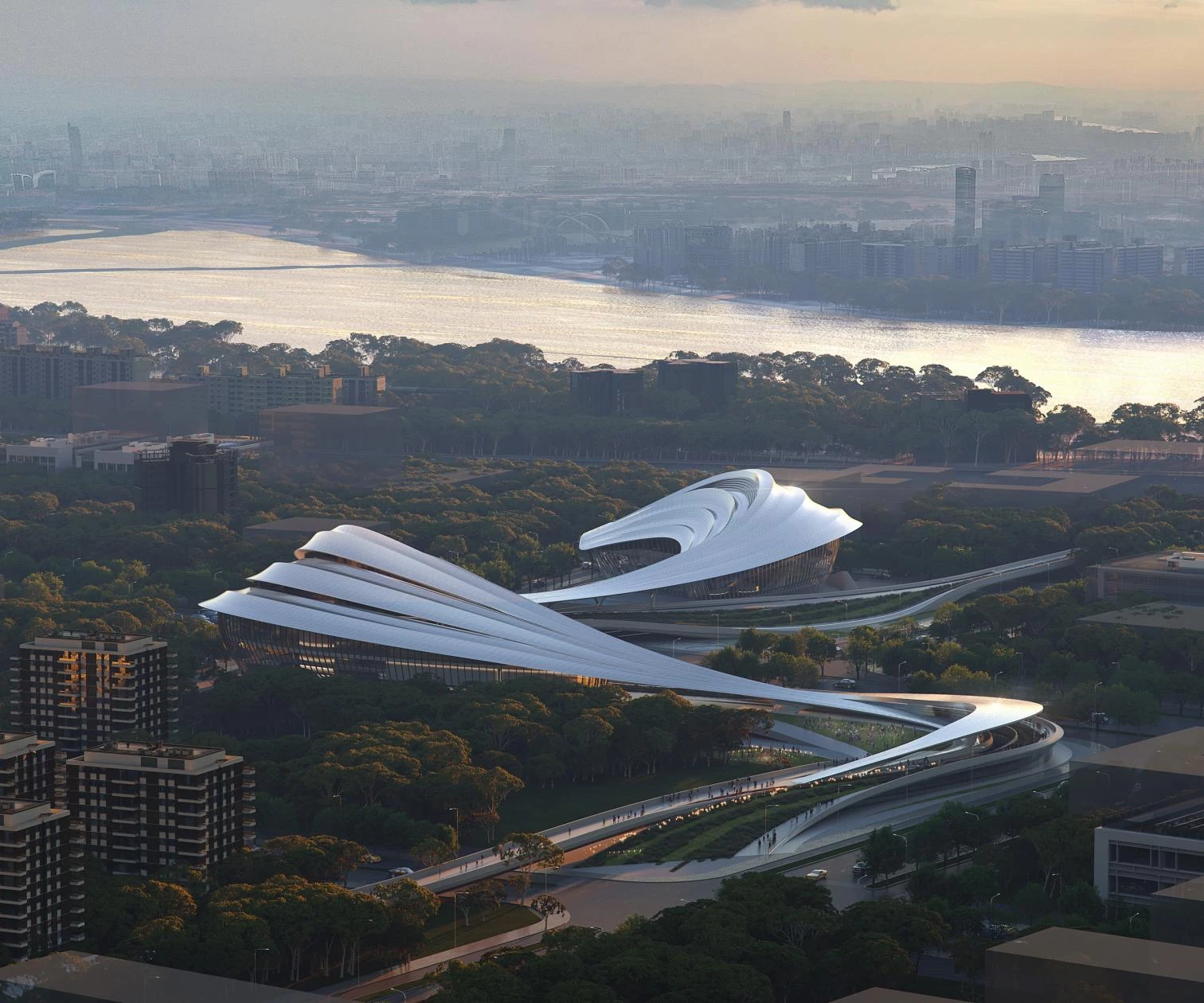 Jinghe New City Culture & Art Centre in Xi’an