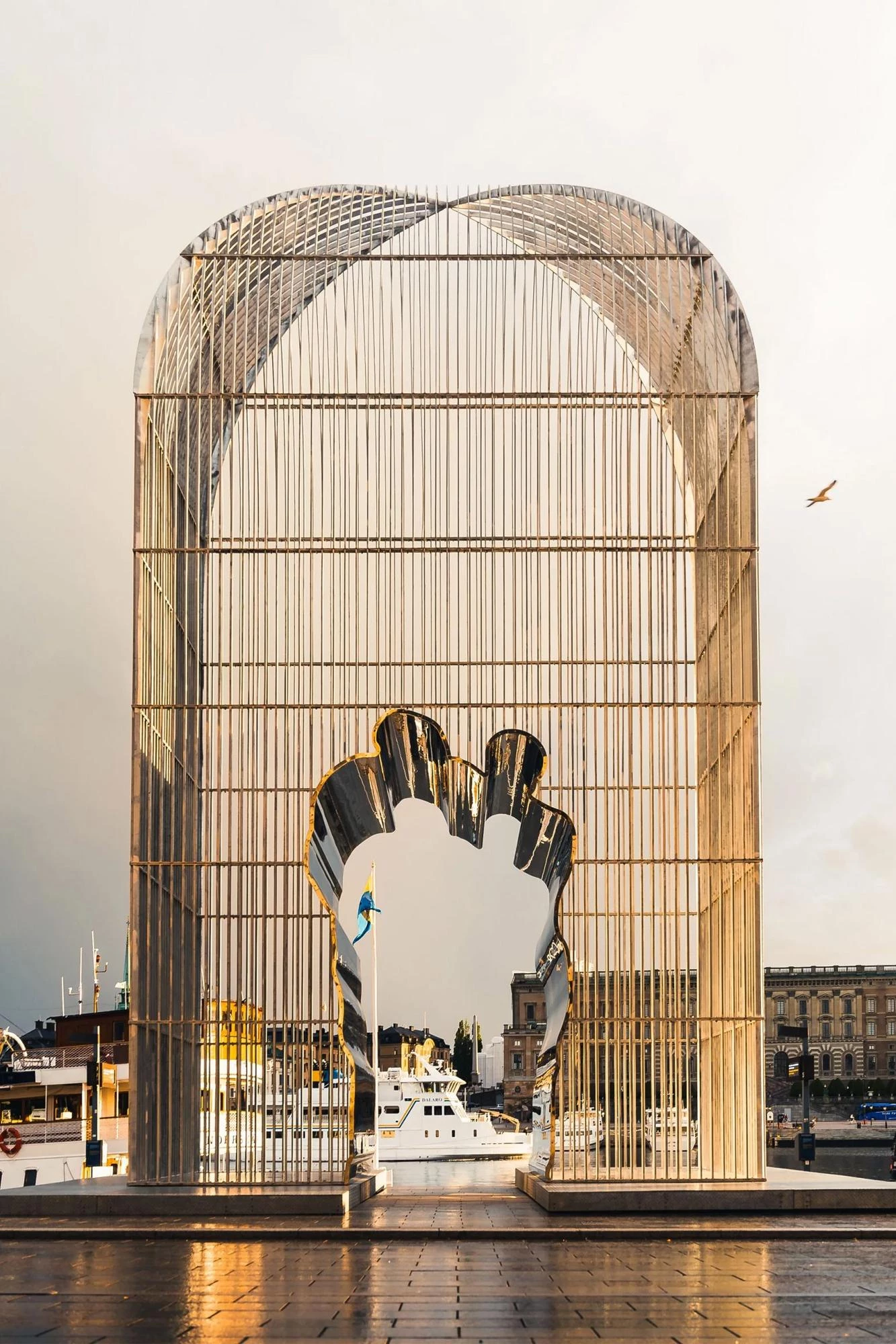 Arch, art installation in Stockholm