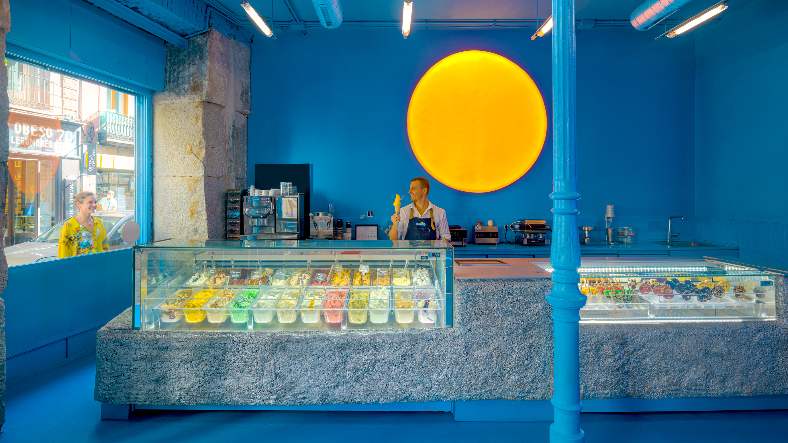 Brando Ice Cream Shop in Madrid