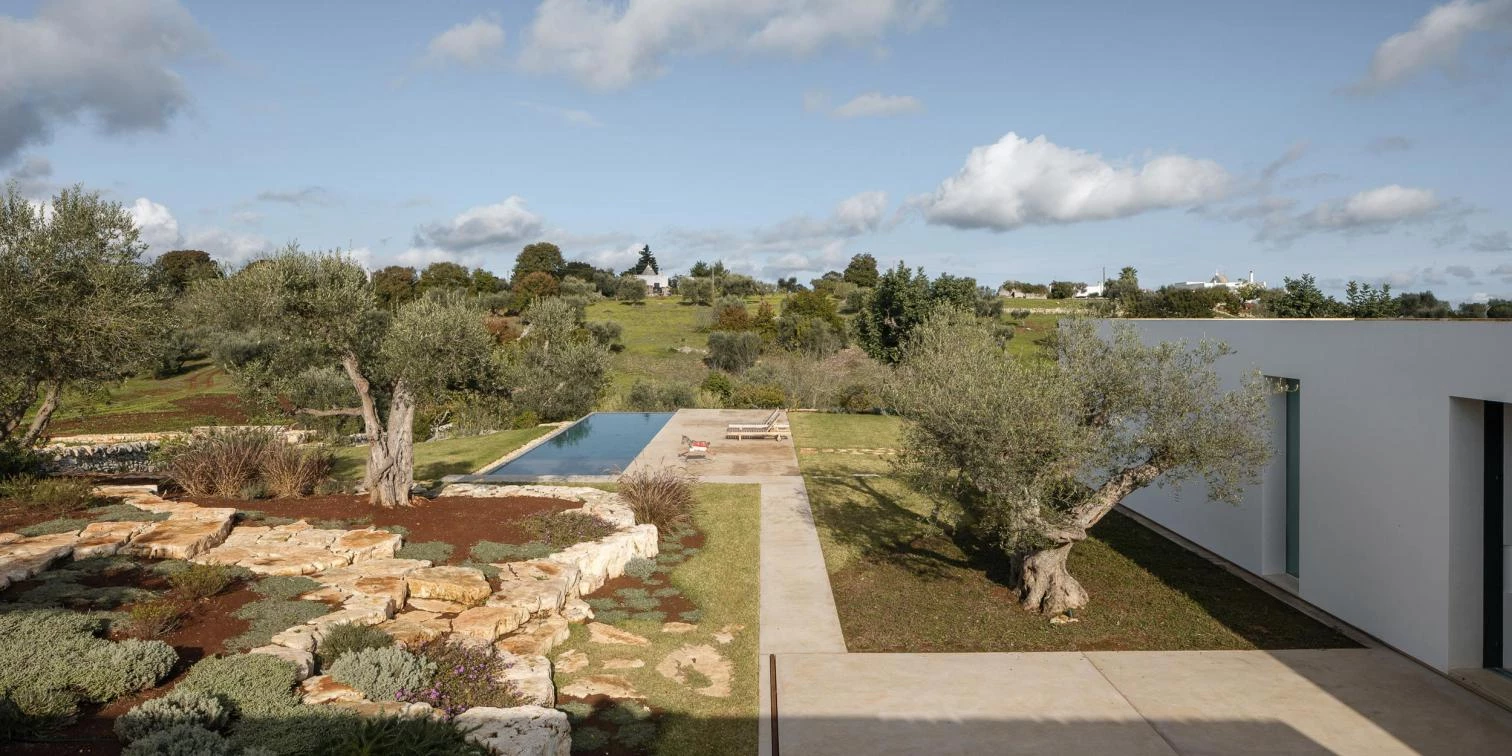 Casa ACO en la campiña de Apulia