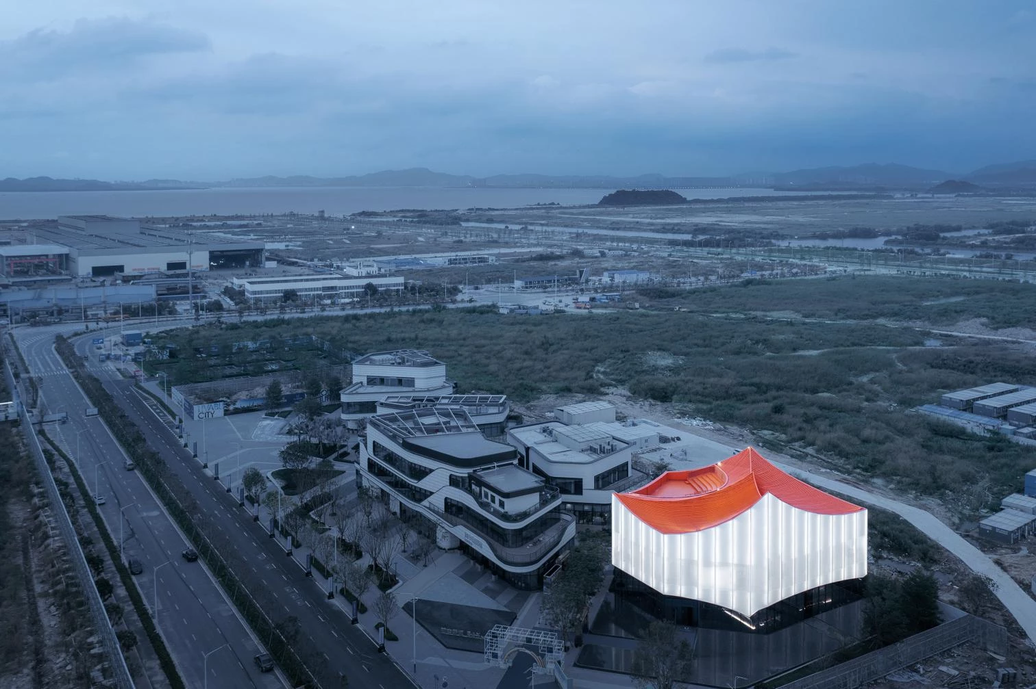 Sala de exposiciones Hovering Kan-Too en Shenzhen