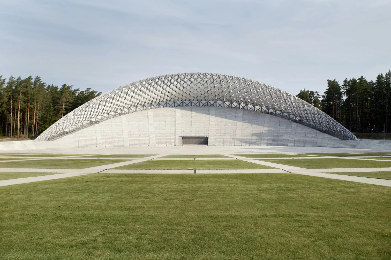 The Mezaparks Great Bandstand in Riga