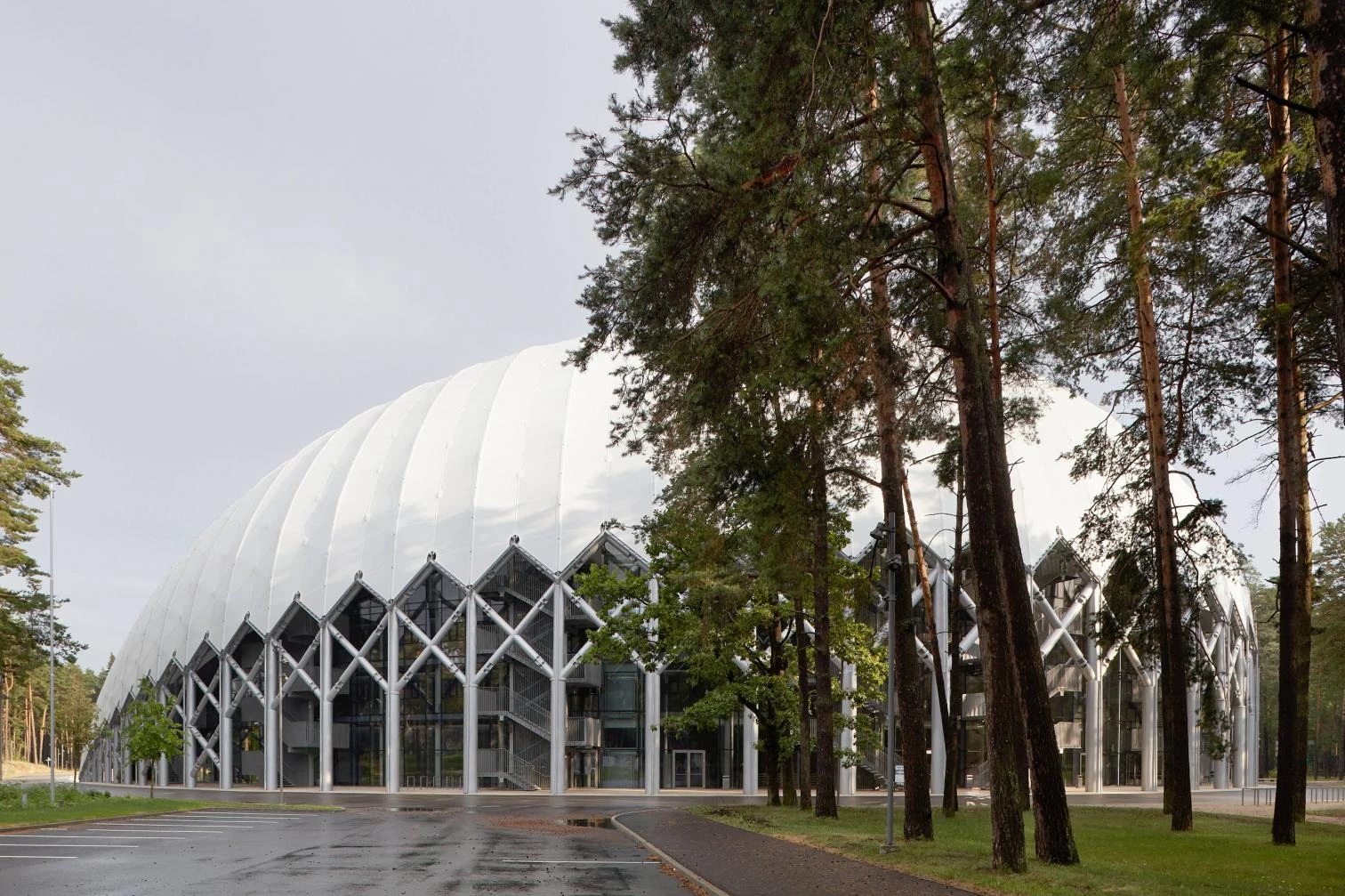 The Mezaparks Great Bandstand in Riga