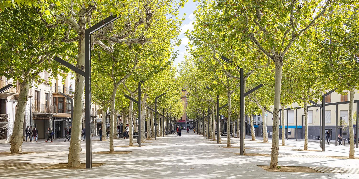Paseo ‘El Firal’ en Olot