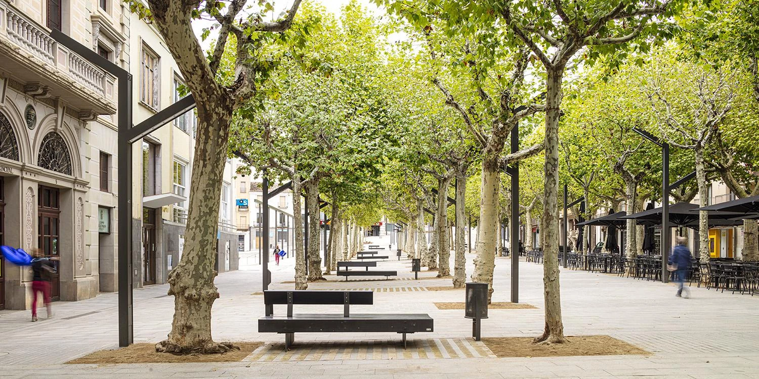 Paseo ‘El Firal’ en Olot
