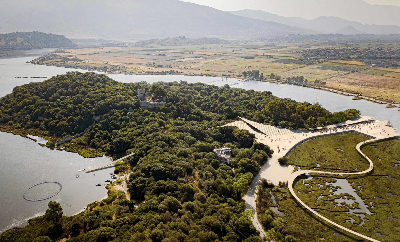 Centro de visitantes del Parque Nacional Butrint