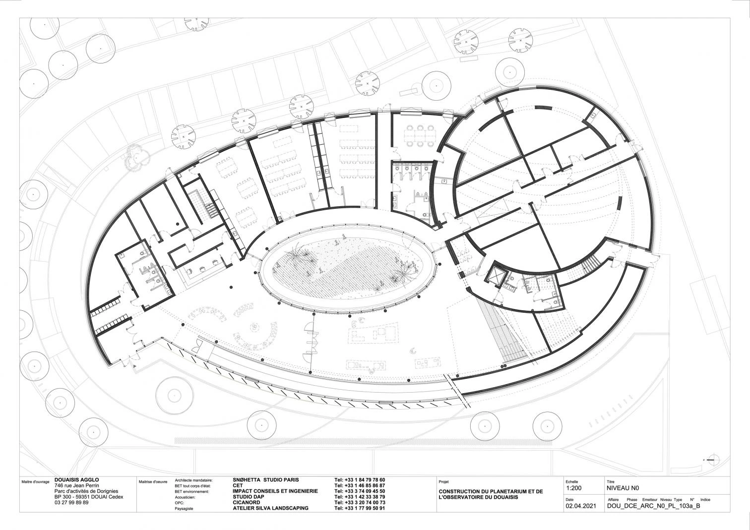 Planetario y Observatorio Orionis en Douai