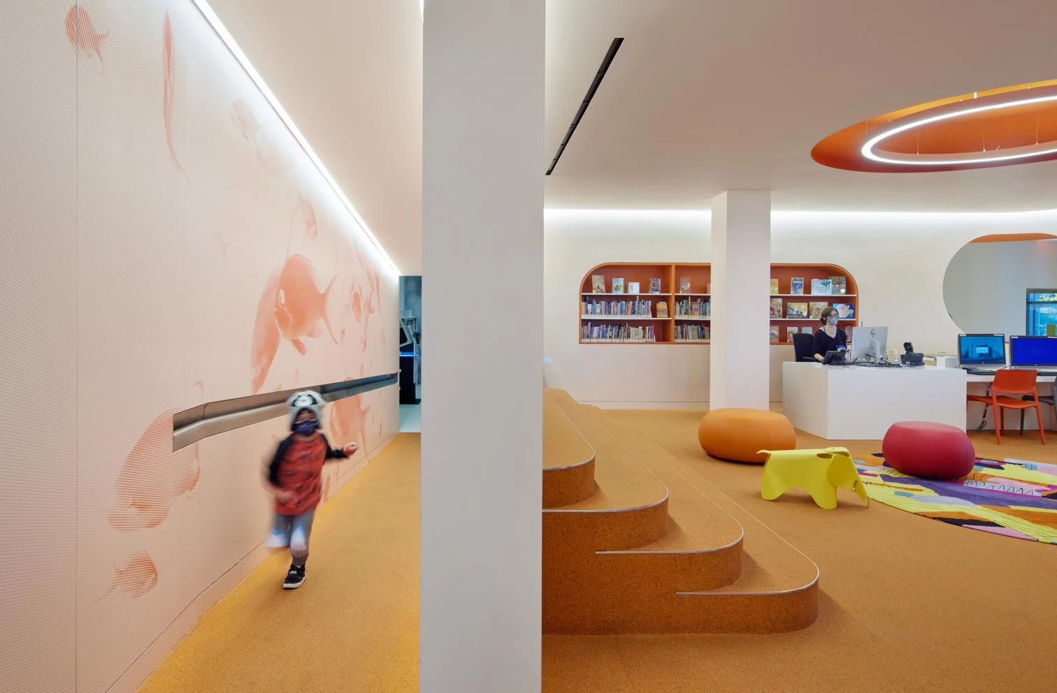 Adams Street Library in Brooklyn