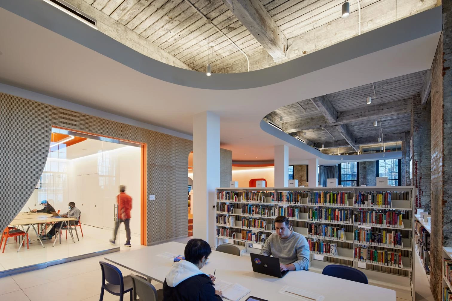 Adams Street Library in Brooklyn