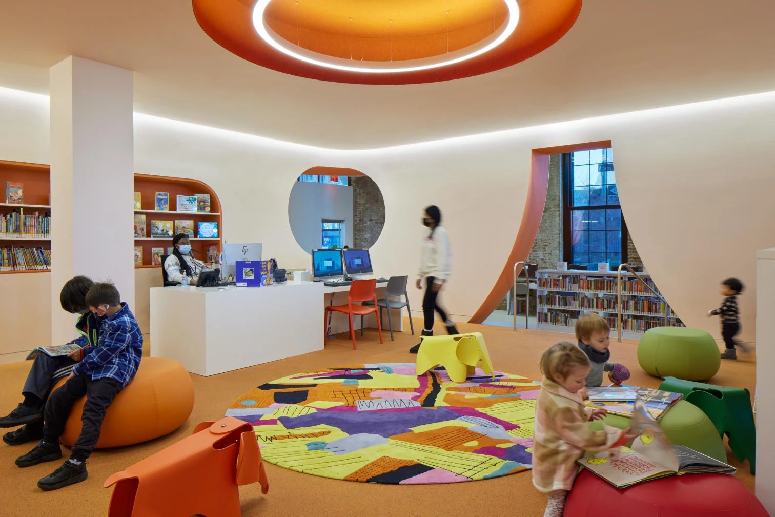 Adams Street Library in Brooklyn
